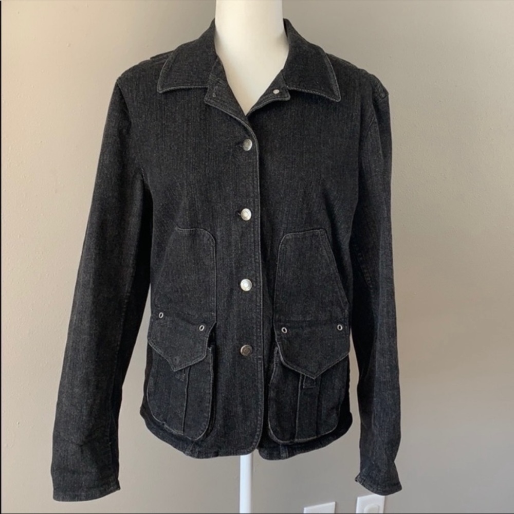 Lauren Jeans Co Denim Button Up Jacket